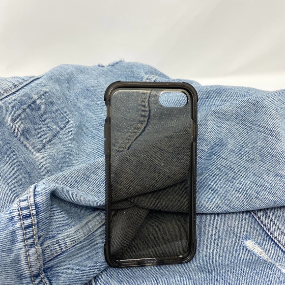 iPhone XS Max Case Clear Black Glitter Cover NEW - Picture 7 of 7